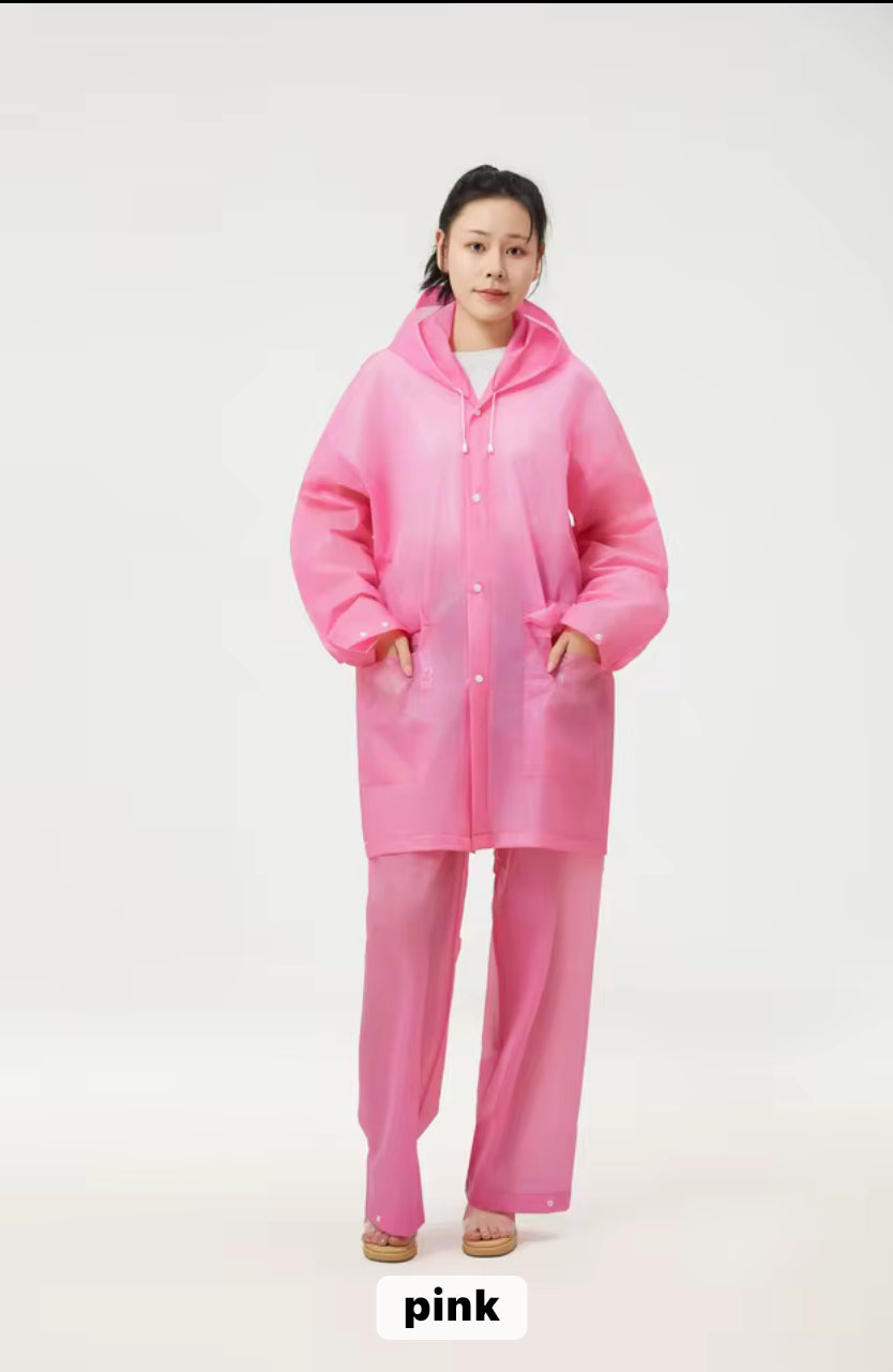Rain Coat - Waterproof and Reflective Motorcycle Rain Coat