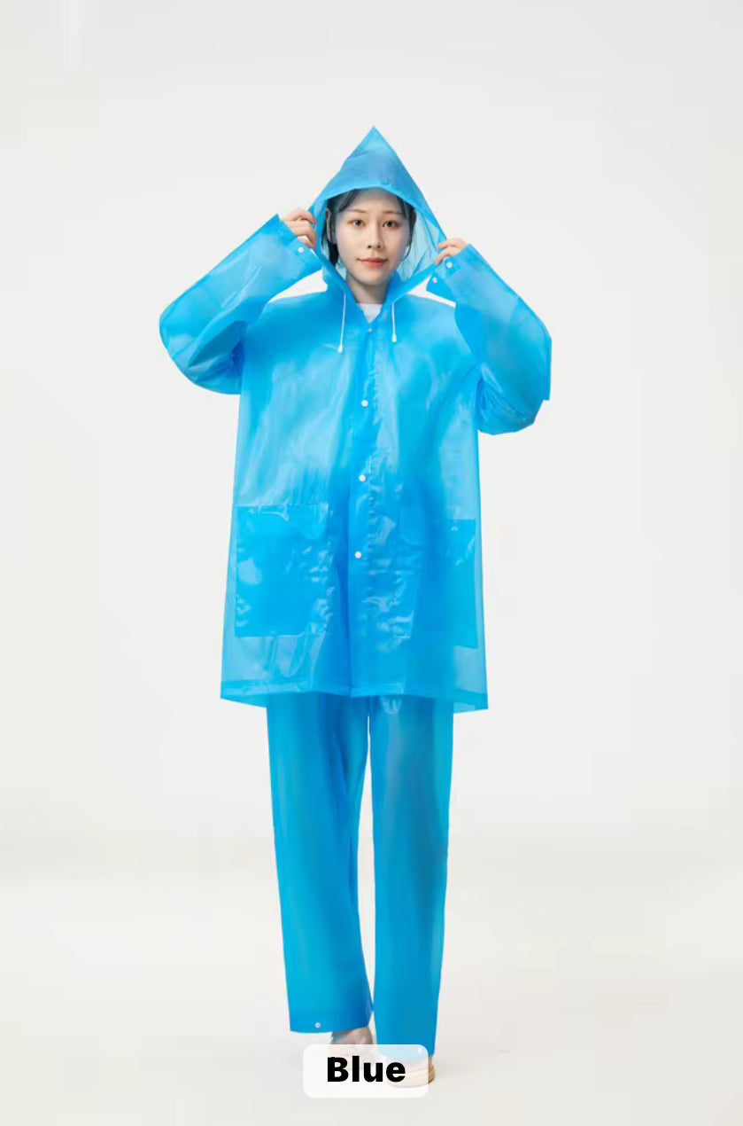 Rain Coat - Waterproof and Reflective Motorcycle Rain Coat