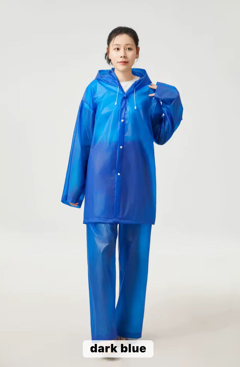 Rain Coat - Waterproof and Reflective Motorcycle Rain Coat
