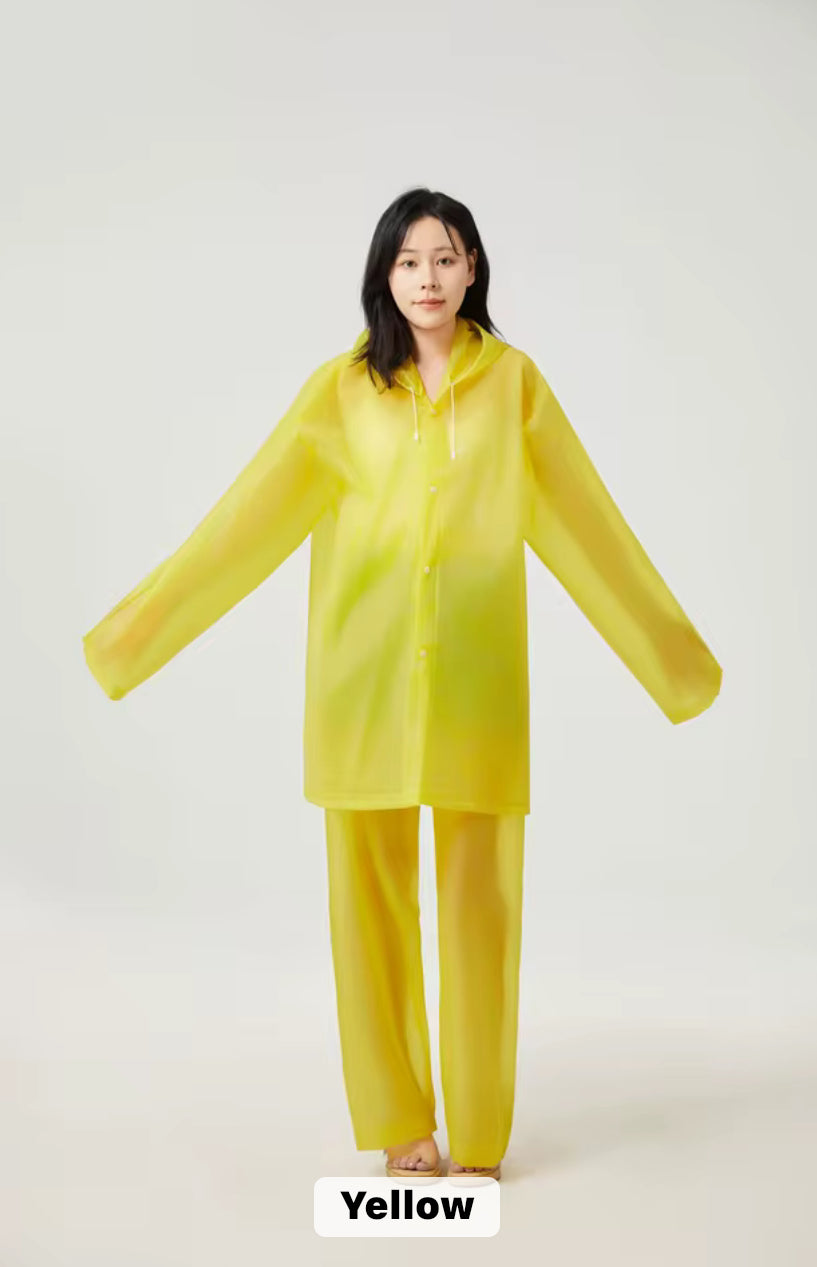 Rain Coat - Waterproof and Reflective Motorcycle Rain Coat