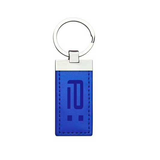 Signature Leather NFC keychain